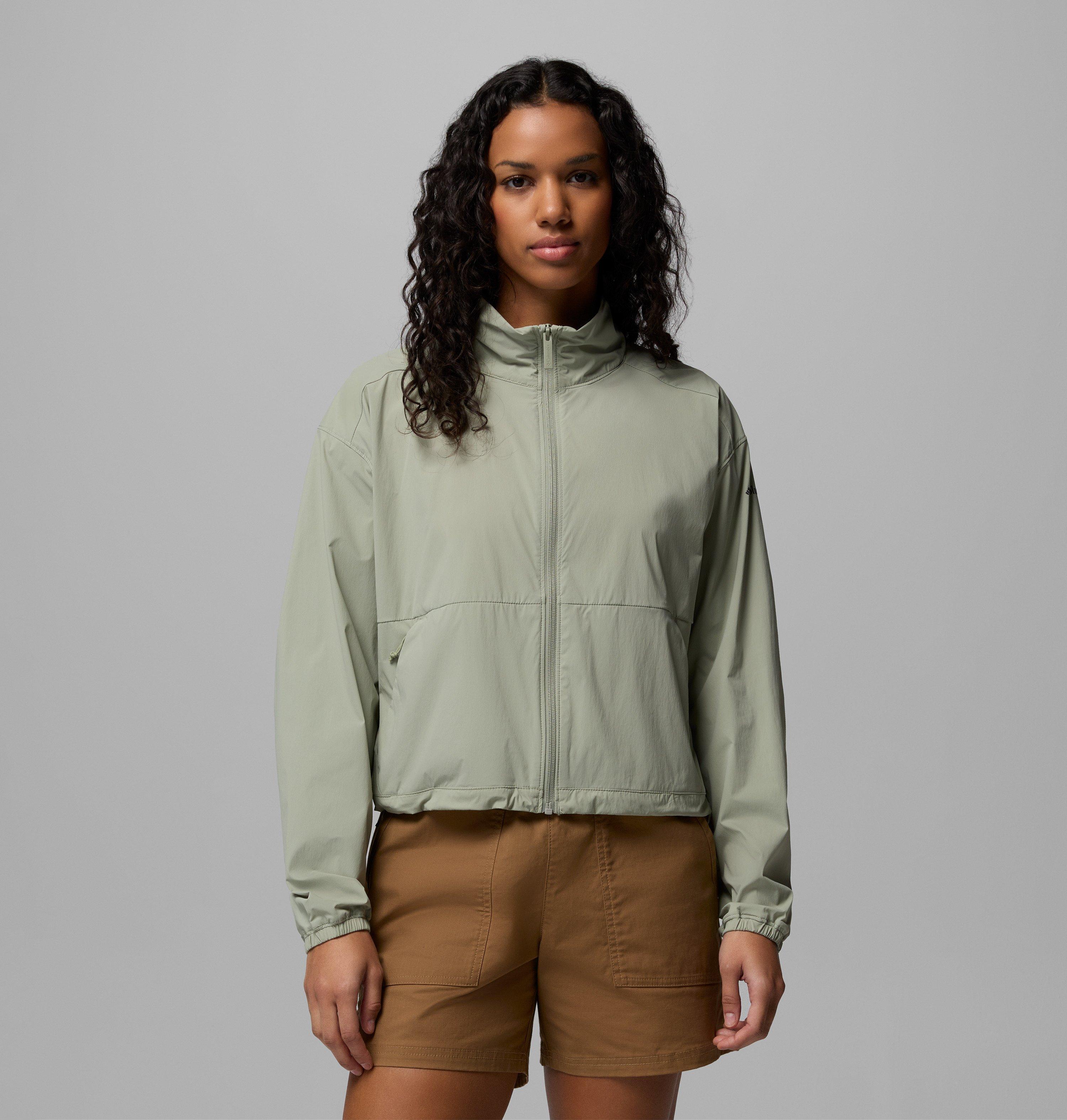 Columbia Sportswear Women's Green Columbia - Amazestretch™ Windbreaker - Safari Extra Small