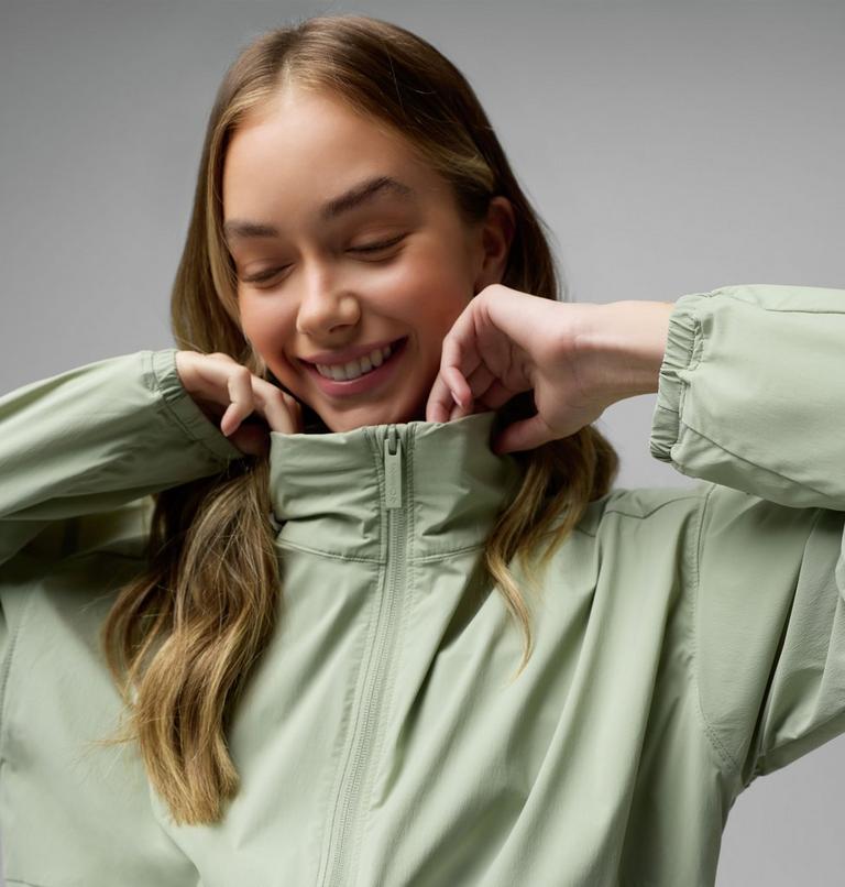 Women's AmazeStretch Windbreaker, Color: Safari, image 7