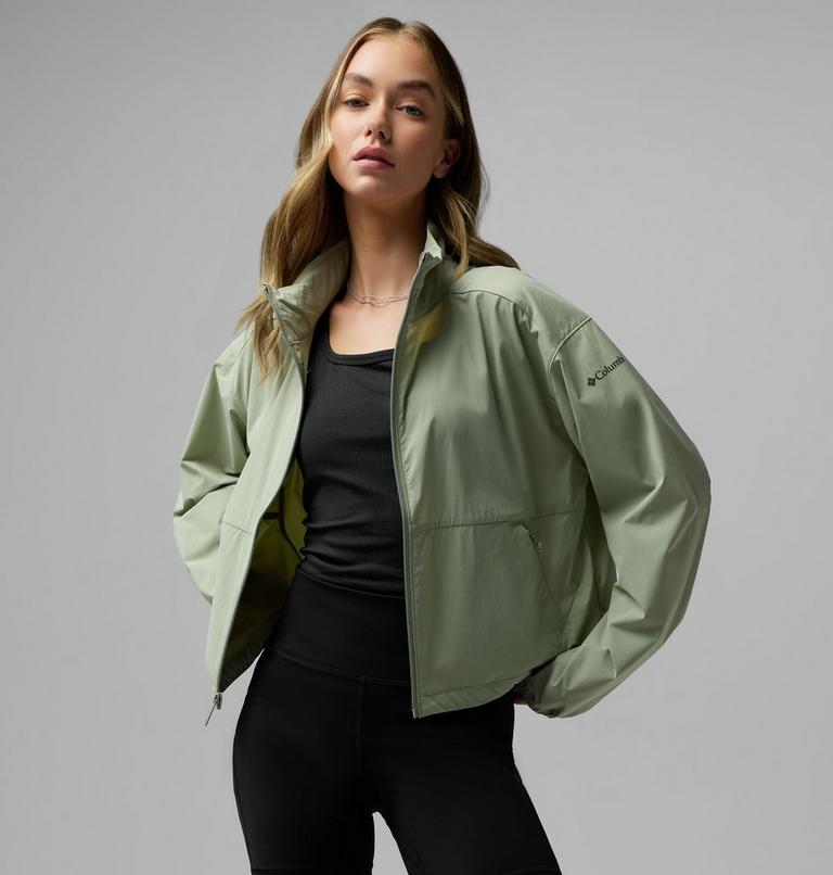 Women's AmazeStretch Windbreaker, Color: Safari, image 8