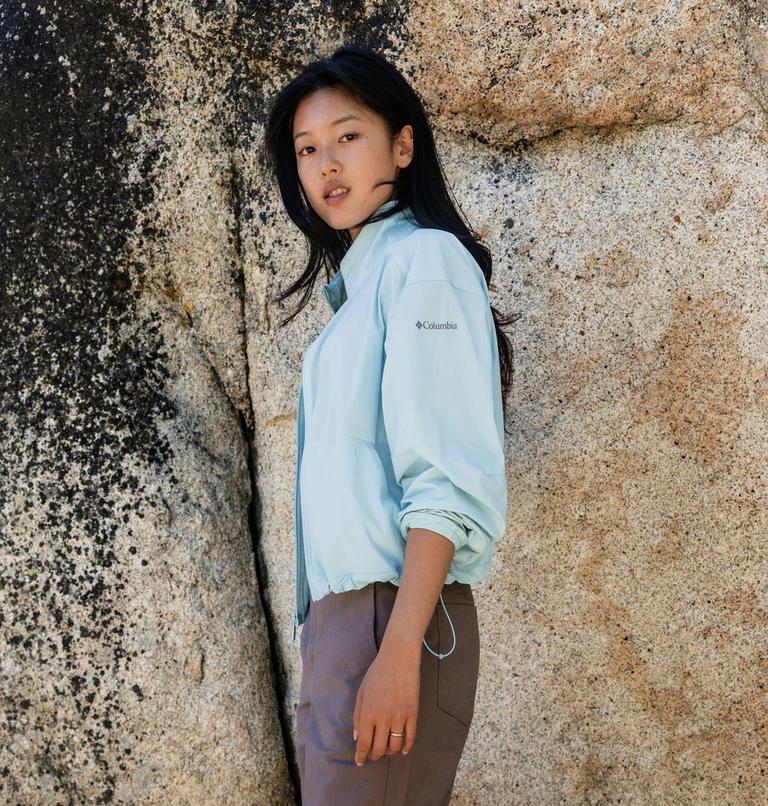 Women's AmazeStretch Windbreaker, Color: Marine Light, image 7