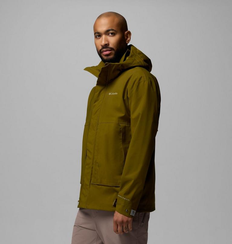 Men's Street Heights Waterproof Jacket, Color: Mossy Green, image 4