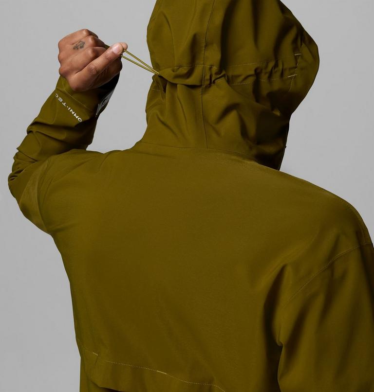 Men's Street Heights Waterproof Jacket, Color: Mossy Green, image 8