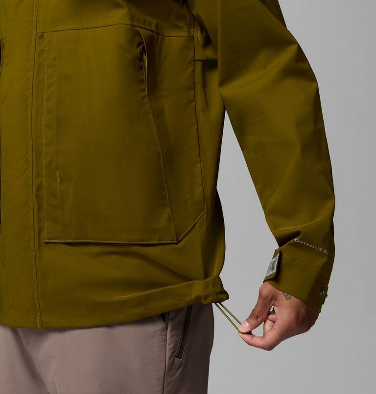 Men's Street Heights Waterproof Jacket, Color: Mossy Green, image 9