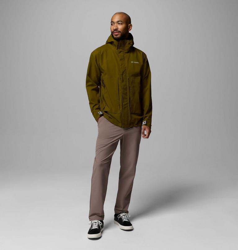 Men's Street Heights Waterproof Jacket, Color: Mossy Green, image 2