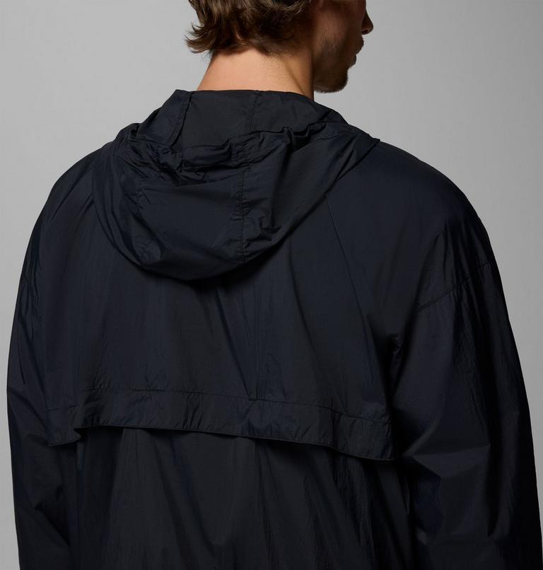 Men's Street Heights Hooded Windbreaker, Color: Black, image 8