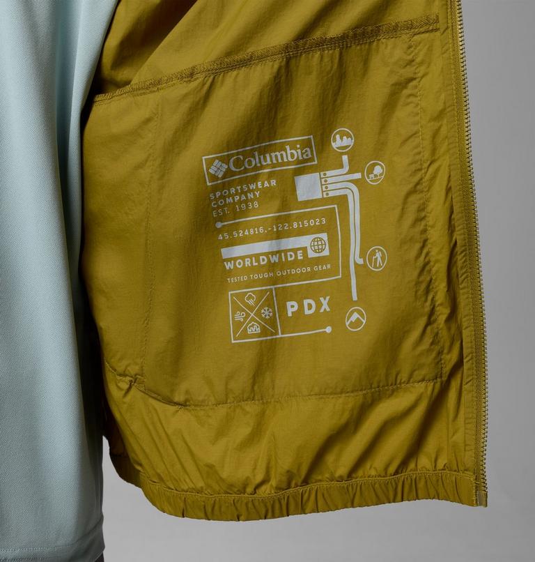 Men's Street Heights Hooded Windbreaker, Color: Mossy Green, image 6