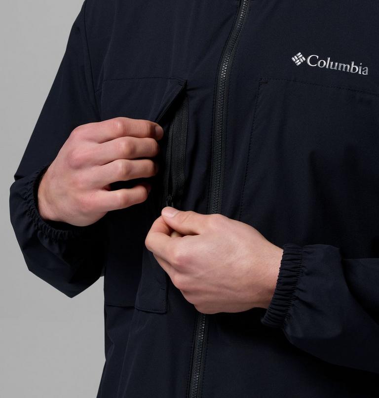 Men's Street Heights Hooded Windbreaker, Color: Black, image 8