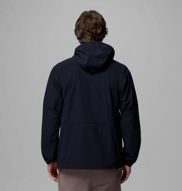 Men's Street Heights Hooded Windbreaker, Color: Black, image 3