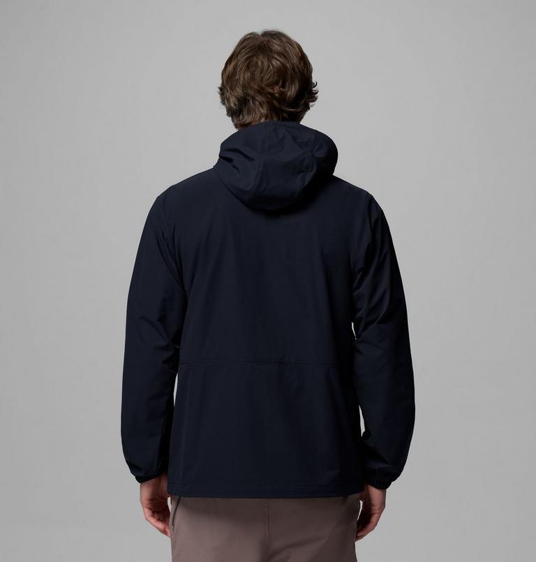 Men's Street Heights Hooded Windbreaker, Color: Black, image 3
