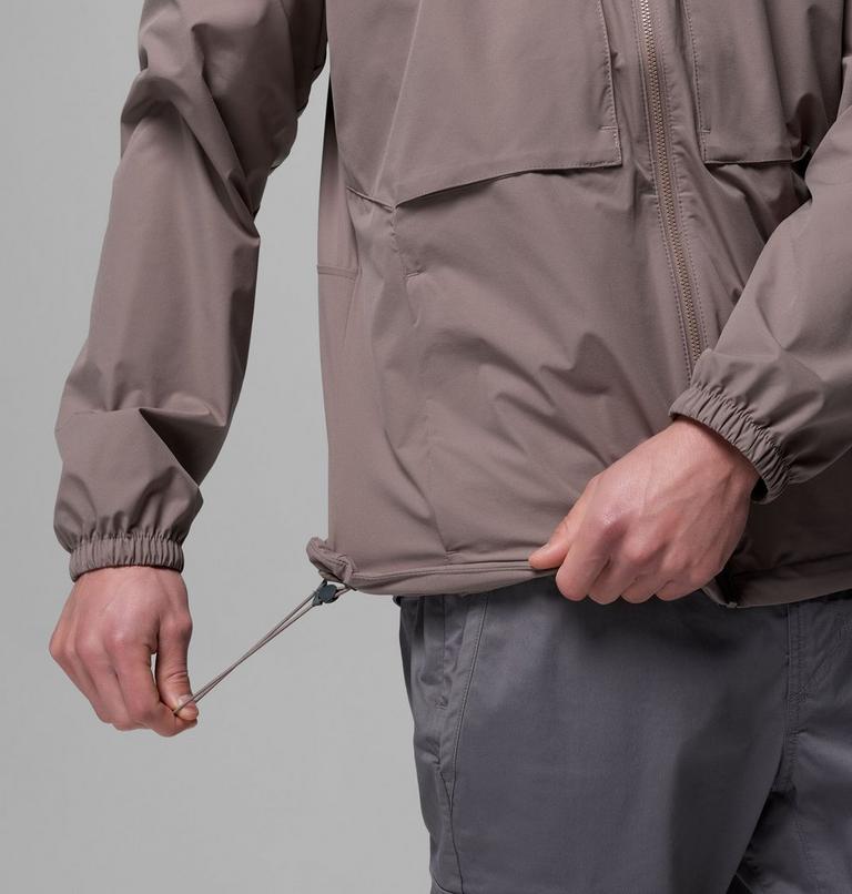 Men's Street Heights Hooded Windbreaker, Color: Iron, image 9