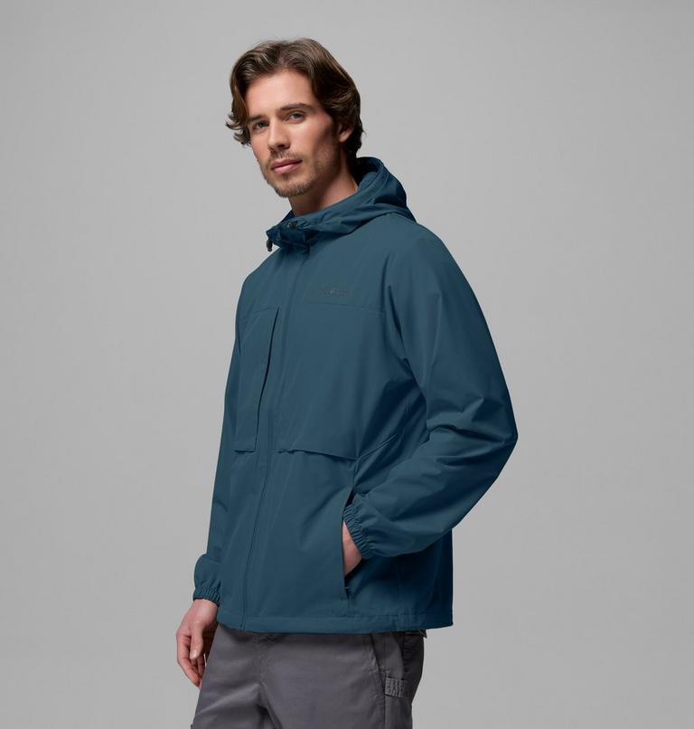 Men's Street Heights Hooded Windbreaker, Color: Everblue, image 4