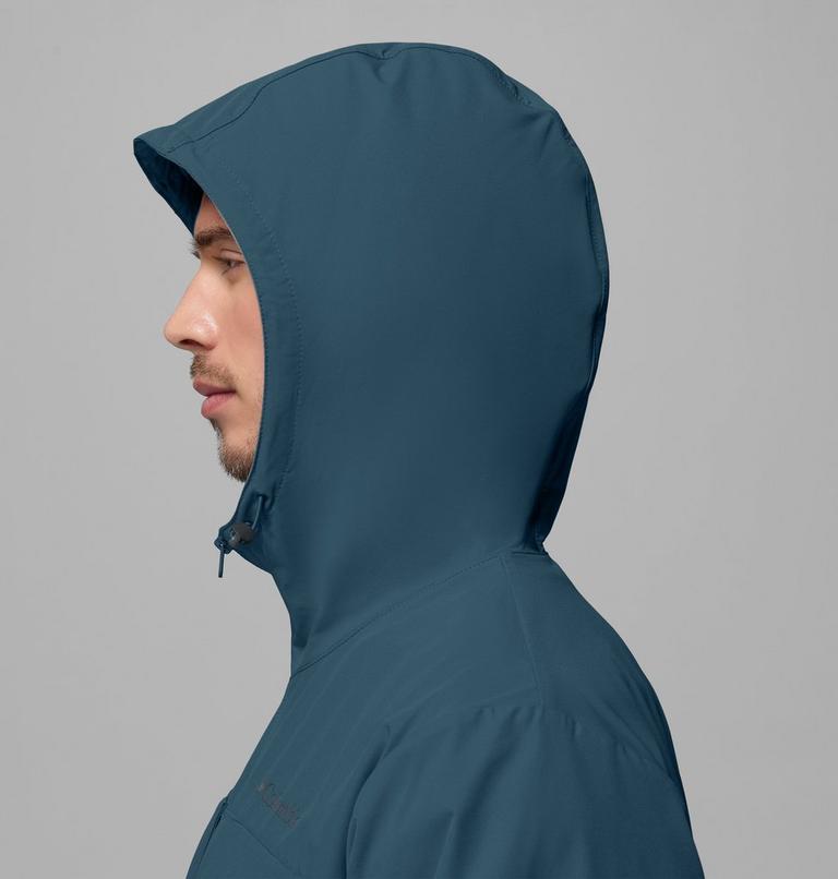 Men's Street Heights Hooded Windbreaker, Color: Everblue, image 7