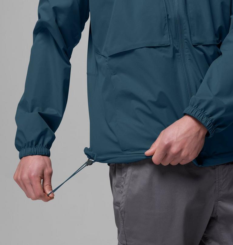 Men's Street Heights Hooded Windbreaker, Color: Everblue, image 9