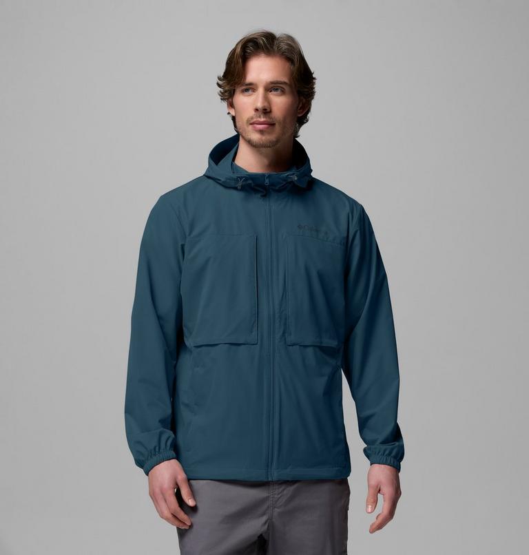 Men's Street Heights Hooded Windbreaker, Color: Everblue, image 1