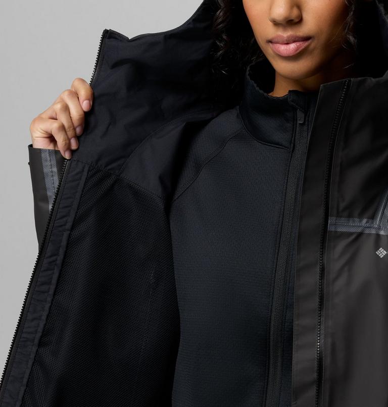 Women's Whistler Peak Waterproof Jacket, Color: Black, image 6