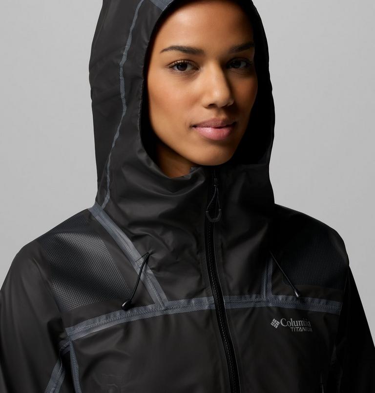 Women's Whistler Peak Waterproof Jacket, Color: Black, image 7