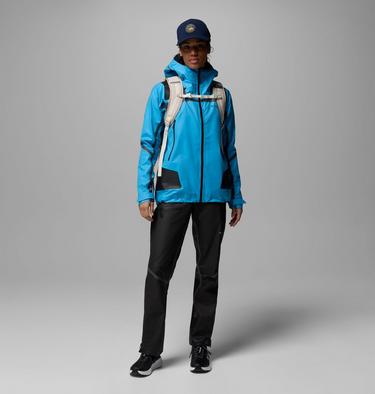 Women's Whistler Peak Waterproof Jacket, Color: Compass Blue, image 2