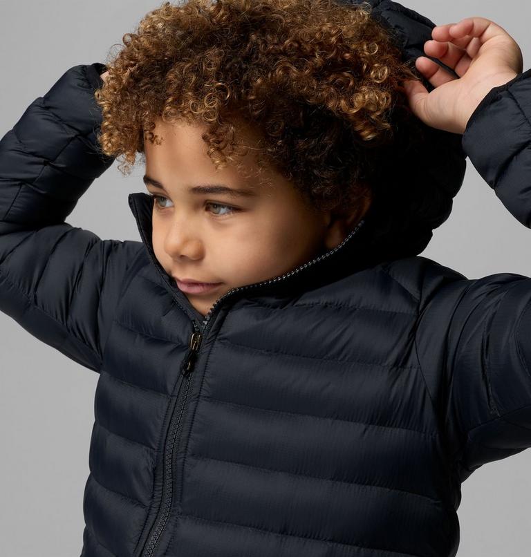 Youth Powder Pass Insulated Jacket, Color: Black, image 5