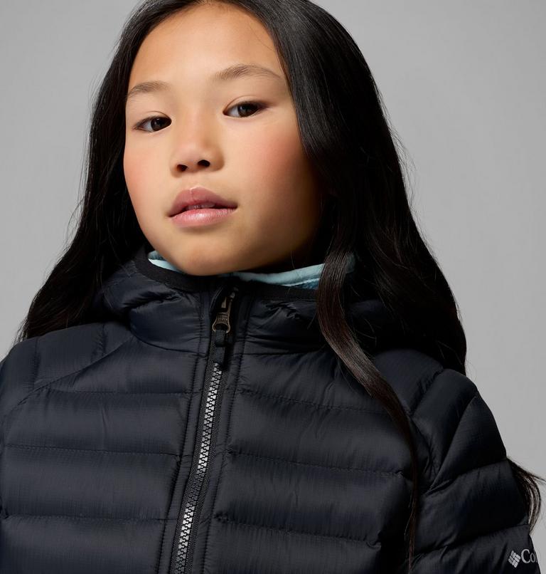 Youth Powder Pass Insulated Jacket, Color: Black, image 7