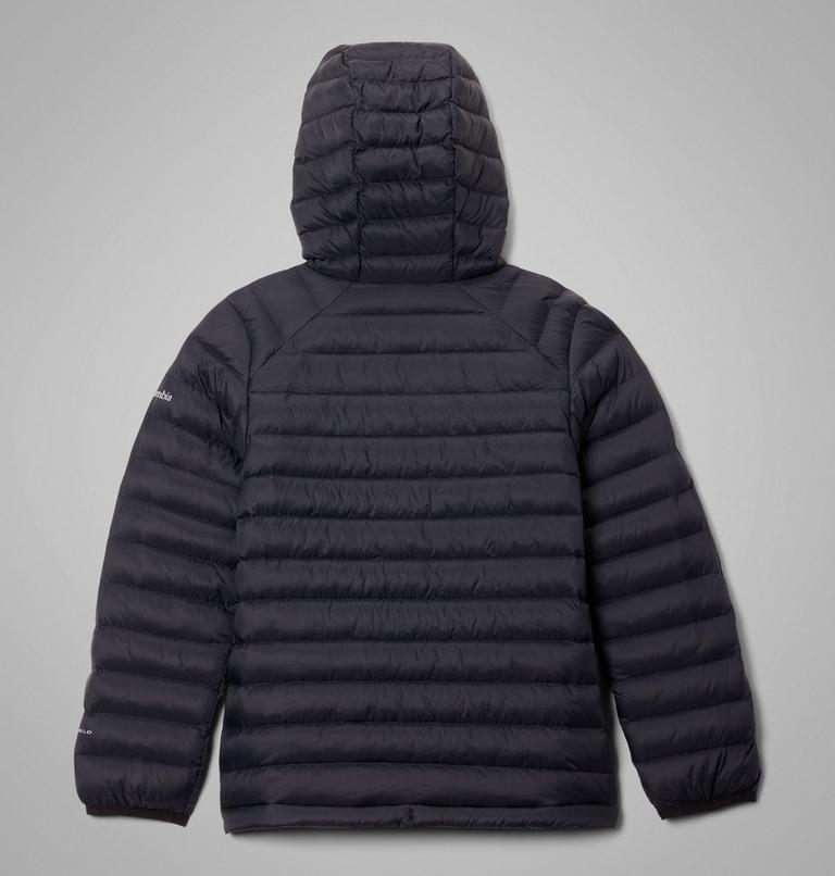 Youth Powder Pass Insulated Jacket, Color: Black, image 2