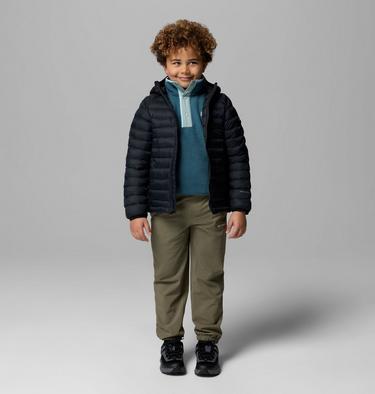 Youth Powder Pass Insulated Jacket, Color: Black, image 3