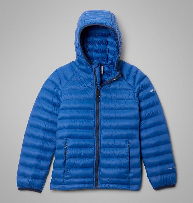 Youth Powder Pass Insulated Jacket, Color: Mountain Blue, image 1