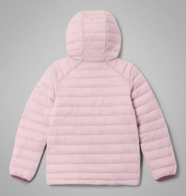 Youth Powder Pass Insulated Jacket, Color: Mineral Pink, image 2