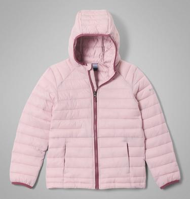 Youth Powder Pass Insulated Jacket, Color: Mineral Pink, image 1