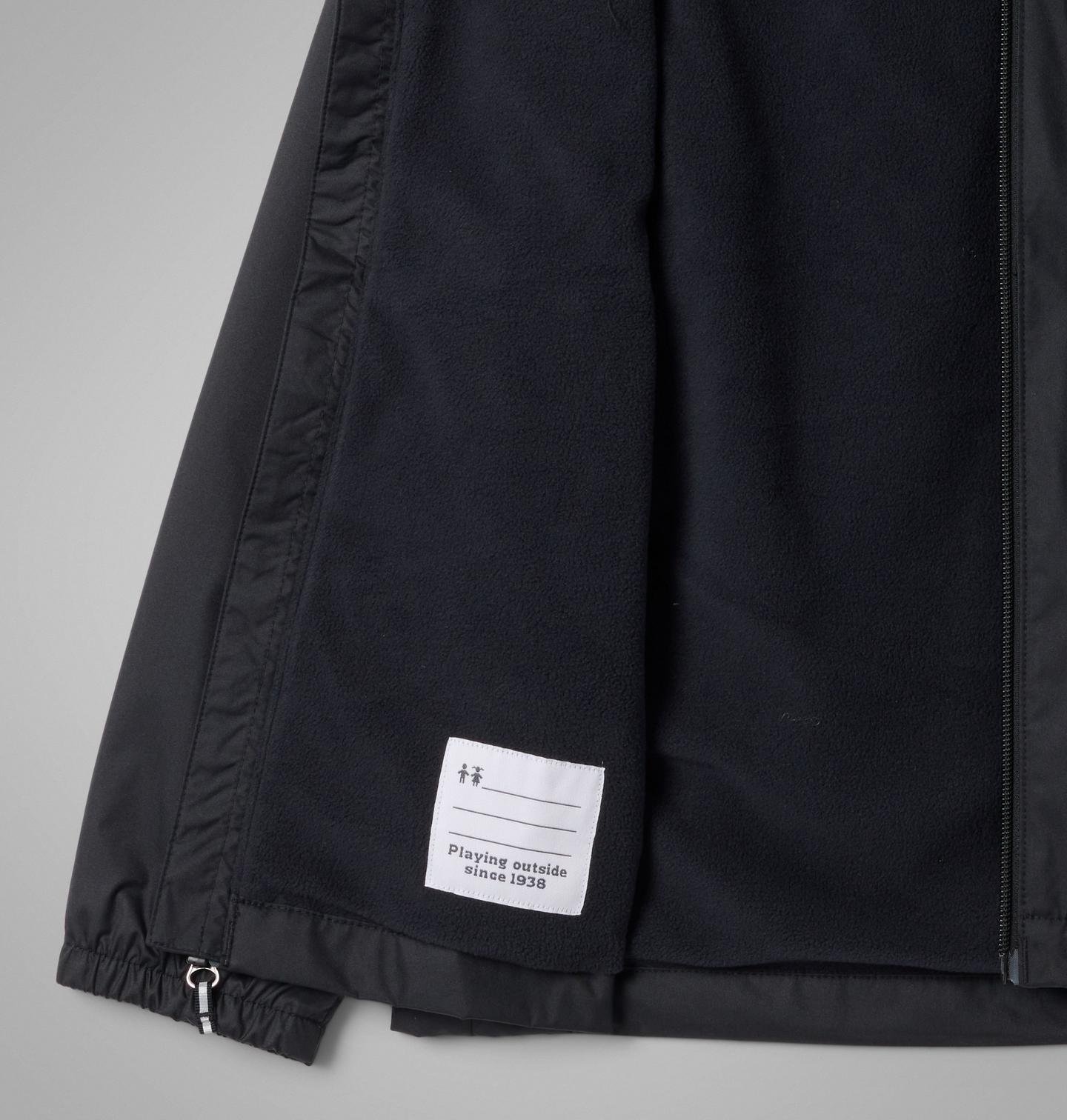 Куртка Columbia Rainy Trails III Fleece Lined Jacket для мальчиков, цвет: Чёрный — фото 3