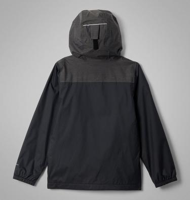 Boys' Rainy Trails III Waterproof Fleece Lined Jacket, Color: Black, image 6