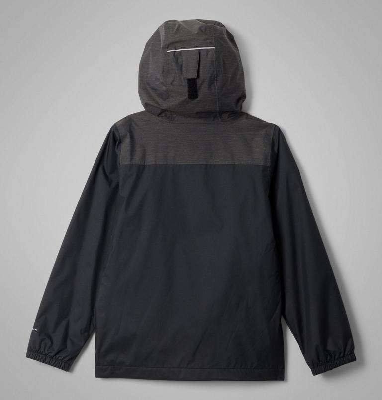 Boys' Rainy Trails III Waterproof Fleece Lined Jacket, Color: Black, image 2