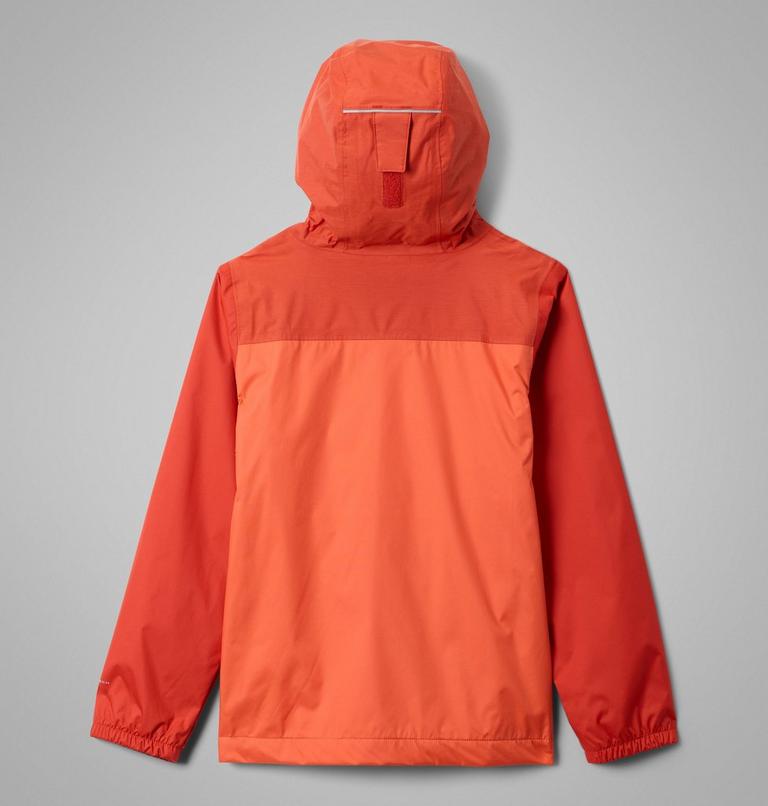 Boys' Rainy Trails III Waterproof Fleece Lined Jacket, Color: Zing, Super Sonic, image 2