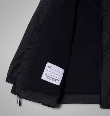 Boys' Toddler Rainy Trails III Fleece Lined Jacket, Color: Black, image 6