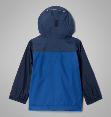 Boys' Toddler Rainy Trails III Fleece Lined Jacket, Color: Mountain Blue, Collegiate Navy, image 8