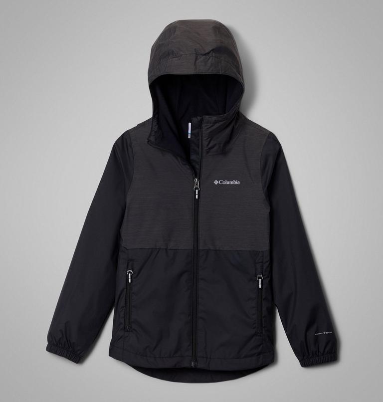 Veste Imperm&eacute;able Doubl&eacute;e Polaire Rainy Trails III Fille, Color: Black, image 1