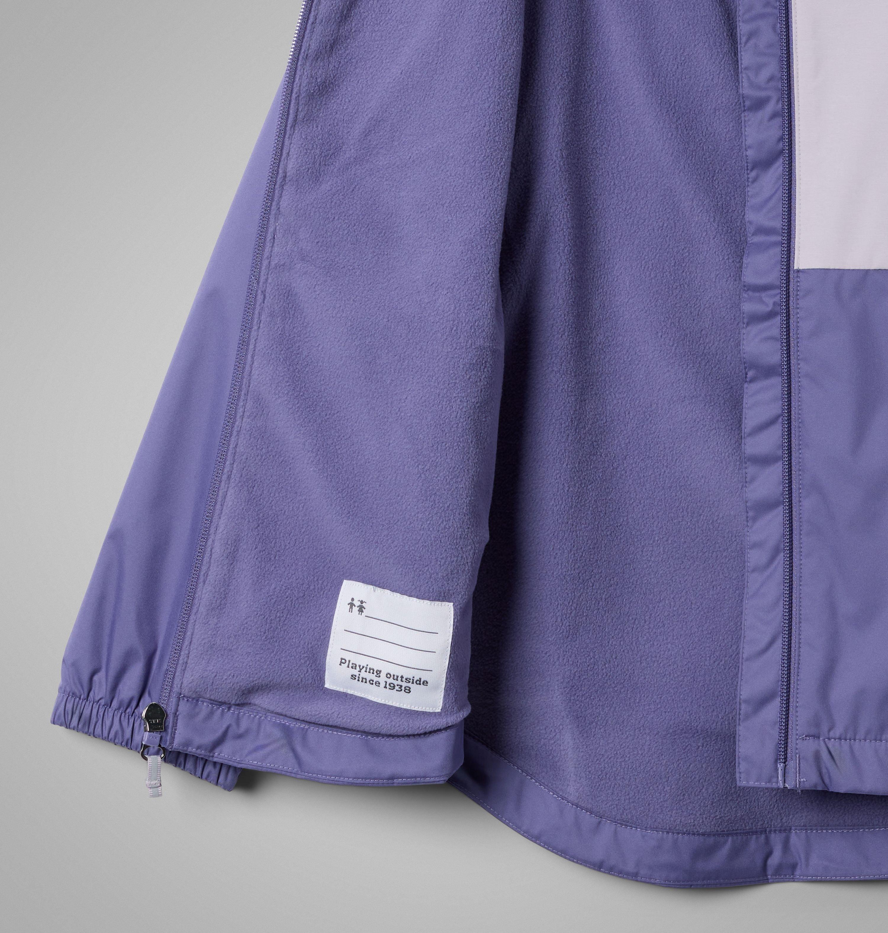 Girls' Rainy Trails III Fleece Lined Jacket 3