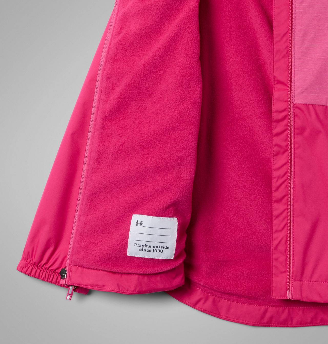 Girls' Rainy Trails™ III Fleece Lined Jacket 3