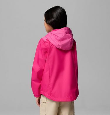 Veste Imperm&eacute;able Doubl&eacute;e Polaire Rainy Trails III Fille, Color: Guava Pink, Pink Ice, image 5