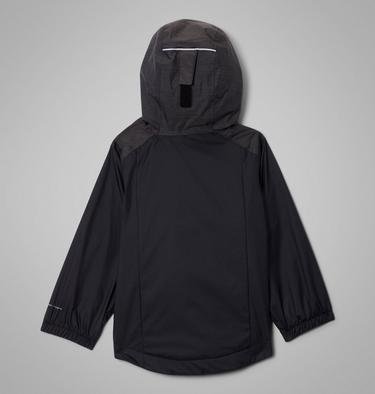 Girls' Toddler Rainy Trails III Fleece Lined Jacket, Color: Black, image 5