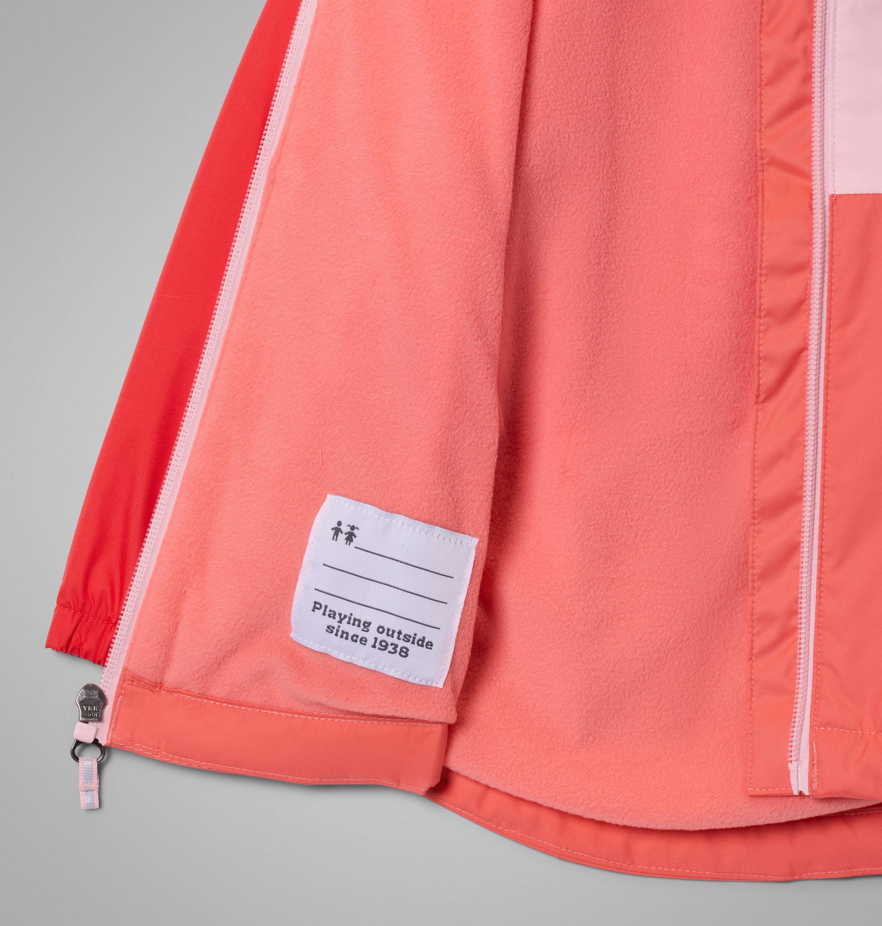 Girls' Toddler Rainy Trails™ III Fleece Lined Jacket 3