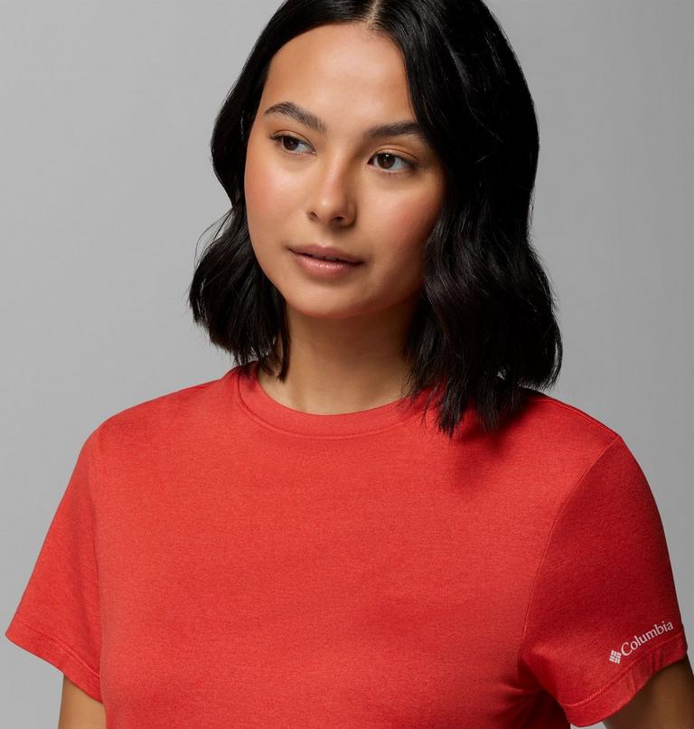 T-shirt Technique Parsons Point Femme, Color: Poppy Red Heather, image 5