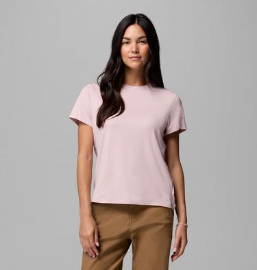 Women's Parsons Point Technical T-Shirt, Color: Mineral Pink Heather, image 5