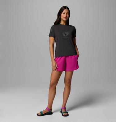 T-shirt Technique Graphique Parsons Point Femme, Color: Black Heather, Splattered, image 30