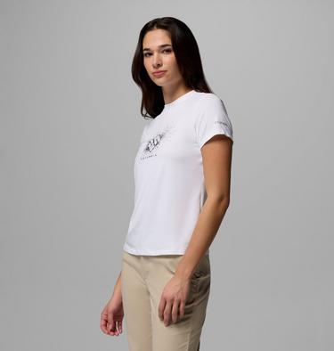 T-shirt Technique Graphique Parsons Point Femme, Color: White, Splattered, image 24