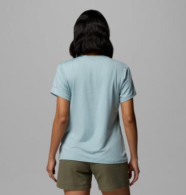 T-shirt Technique Graphique Parsons Point Femme, Color: Marine Light Heather, Splattered, image 19