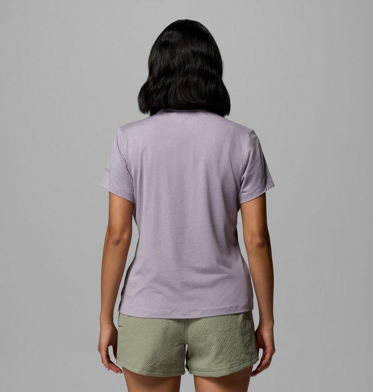 T-shirt Technique Graphique Parsons Point Femme, Color: Lavender Pearl Heather, Gem Focused, image 3