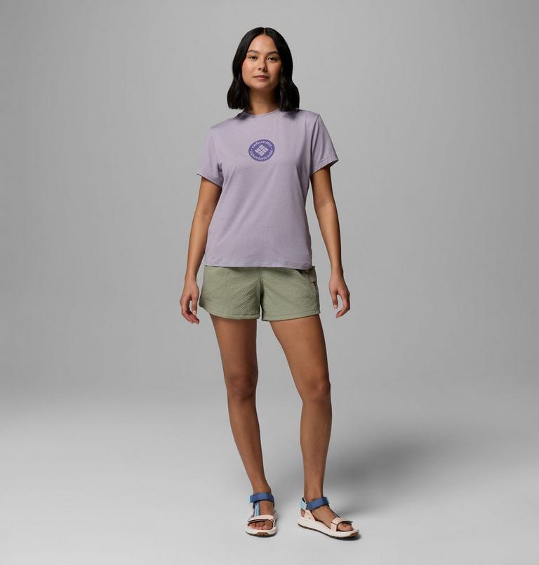 T-shirt Technique Graphique Parsons Point Femme, Color: Lavender Pearl Heather, Gem Focused, image 2