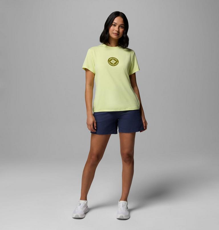 T-shirt Technique Graphique Parsons Point Femme, Color: Citron Haze Heather, Gem Focused, image 2