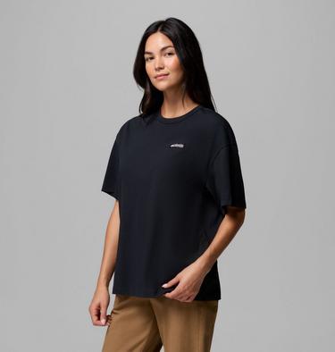 T-shirt Graphique &Eacute;pais CSC Femme, Color: Black, Linear Hillscape, image 24
