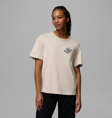 T-shirt Graphique &Eacute;pais CSC Femme, Color: Dark Stone, Wintery Excitement, image 3